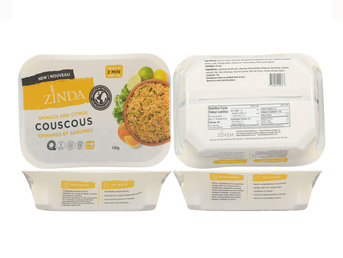 Zinda Couscous spinazie en citrus