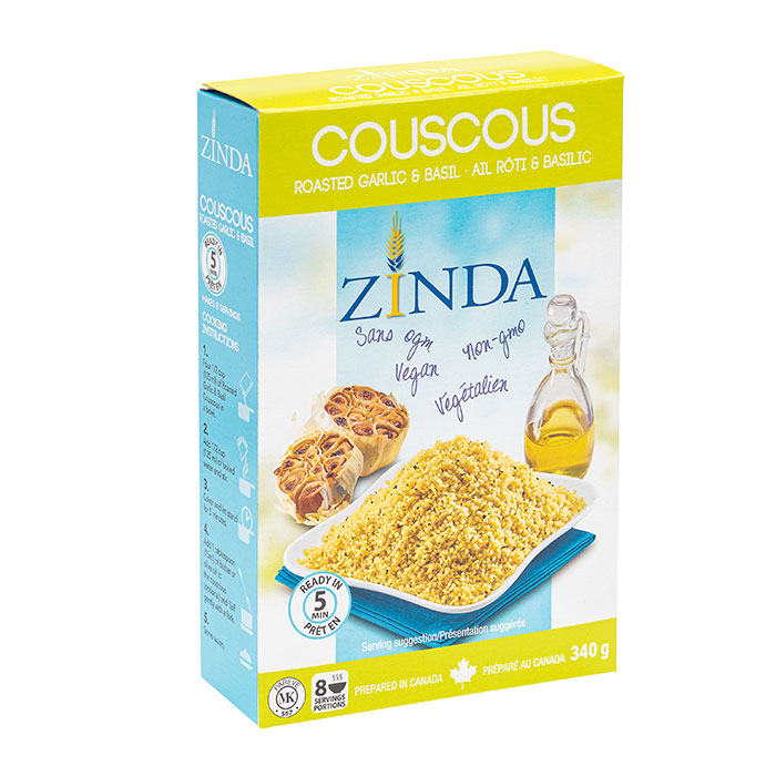 Zinda Couscous Knoflook en Basilicum