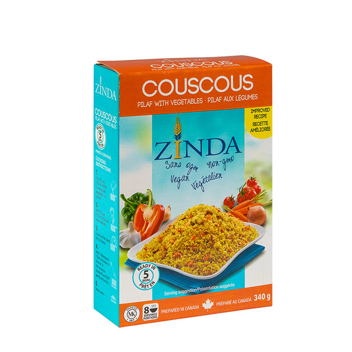 Zinda Couscous Pilaf en Groenten